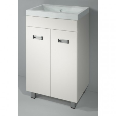 50 Пикколо белая тумба 50х85х40 БЕЗ УМЫВАЛЬНИКА