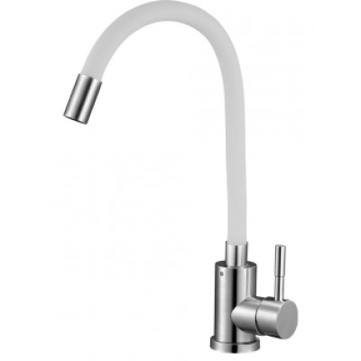 Смеситель кухня шар. гибкий гусак цв. серый Солоне EZA4-F090GY  60332