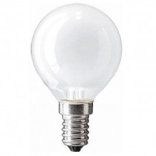Лампа 60Вт Е14 накаливания PILA Р45  мат.шар