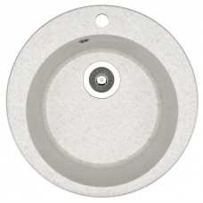 Мойка камень 510 круг Серый Гала с сифоном