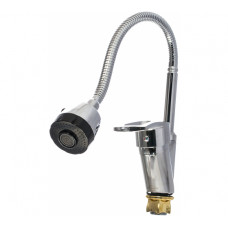 Смеситель кухня шар. гибкий гусак Солоне KAK4-B181