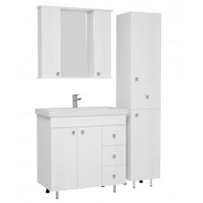 80 Родос Белый тумба 77х70х44 БЕЗ УМЫВАЛЬНИКА