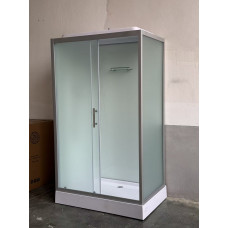 Душевая кабина 120х90 Н/П без электрики бел. ст. 07 L/R универсальная ЗМ прямоугольная