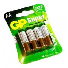Батарейка щелочная GP LR6 SUPER ALKALINE 15A-2UE4 BL-4/40/320 4891199000034