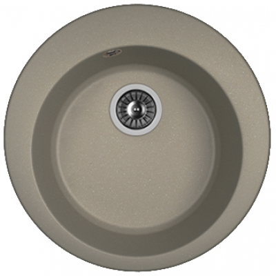 Мойка камень 510 круг везувий Гала СМс Флорентина с сифоном