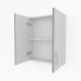 50 Грей белый шкаф 50х60х15 настенный без освещения