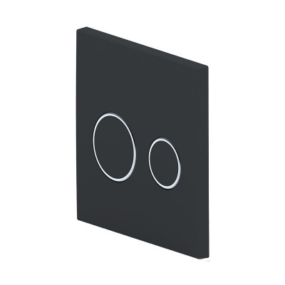 Кнопка смыва для инсталляции Черная матовая Ани Пласт WP2430