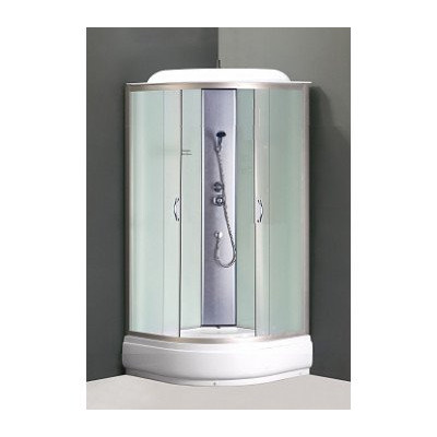 Душевая кабина 90х90 С/П без электрики бел. ст. Лоранто CS-6690-25 F