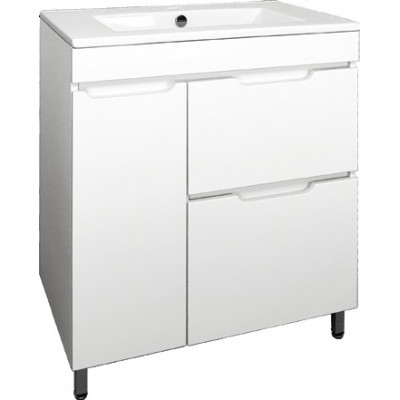 80 Валенсия белая тумба 80х74х44 БЕЗ УМЫВАЛЬНИКА