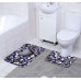 Набор ковриков для ванной и туалета 80х50см, 50х40см Галька 4280831 2шт