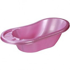 Ванночка детская пластик розовая Карапуз м3222