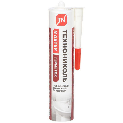 Герметик Технониколь санитарный силиконовый белый, 280мл
