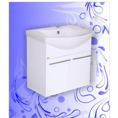 60 Нова Балтика белая тумба подвесная с умыв. Балтика 60