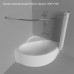 Гардина ванна хром для ванны Тритон Грация 1400*1400