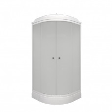 Душевая кабина 90х90 Н/П без электрики бел. ст. Вельвет Тритон