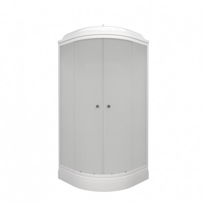 Душевая кабина 90х90 Н/П без электрики бел. ст. Вельвет Тритон