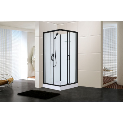 Душевая кабина 90х90 Н/П без электрики бел. ст. Н 8800 ОДА без крыши, квадратный поддон