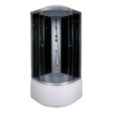 Душевая кабина 90х90 В/П без электрики чер. ст. ЗМ 03