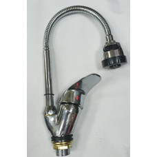 Смеситель кухня шар. гибкий гусак Амур BY 2010-B2 /2109 картр. 40 мм