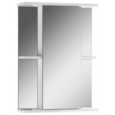 50 Норма белый шкаф с зерк.50х70х18 правый 2-50 без освещения Айсберг
