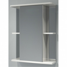 55 Мадрид белый шкаф с зерк. 55х70х18 без освещения