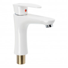 Смеситель умыв. шар. цв. белый Зеин Z3659 40 мм АВС-пластик без коробки