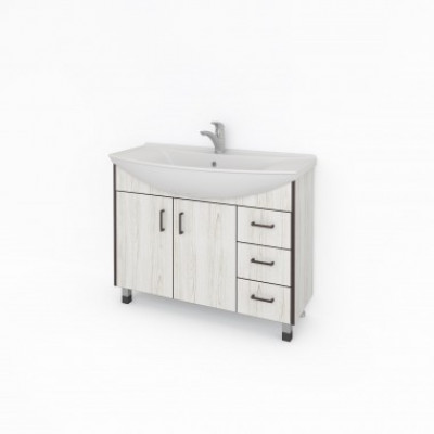 100 Винтер тумба 100х85х49 с умыв. Эльбрус100