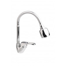 Смеситель кухня шар. гибкий гусак Воден 8924 А27 (10шт/кор)