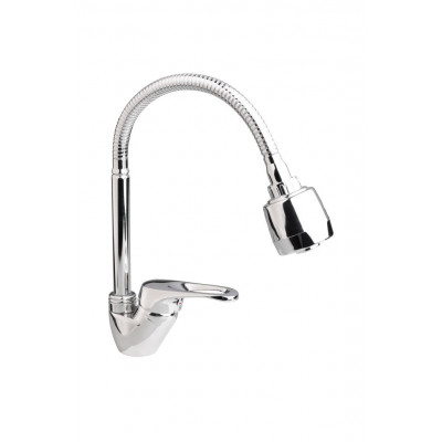 Смеситель кухня шар. гибкий гусак Воден 8924 А27 (10шт/кор)