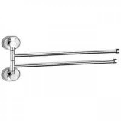 Полотенцедержатель 2-х рожковый хром Р2912