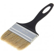 Кисть плоская 75мм  пласт. ручка натур. щетина АКОР ЕВРО КФ