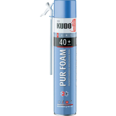 Пена бытовая 1000мл 40л всесезонная серия HOME KUDO