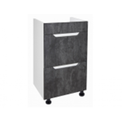 50 Альфа Бетон темный тумба 50х85х30 БЕЗ УМЫВАЛЬНИКА