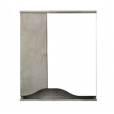60 Брендон Бетон Лофт шкаф с зерк. 60х70х13 без освещения