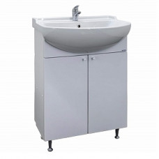 60 Норд белая тумба 60х85 с умыв. Амур 60/Уют 60