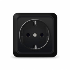 Олимп Розетка Универсал с/з о/у 2227 черный