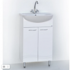 60 Волна белая тумба 60х82х30 с умыв. Амур 60