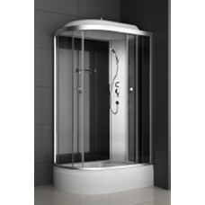Душевая кабина 120х80 С/П без электрики чер. ст. 8406Р R ОДА