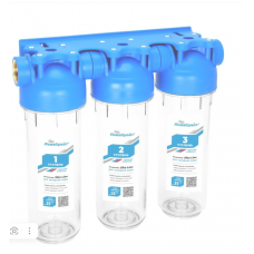 Фильтр магистральный для очистки воды ТРОЙНОЙ Слим Лайн 10-1" Аквабрайт