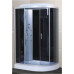 Душевая кабина 120х80 Н/П без электрики чер. ст. 8037А R ОДА