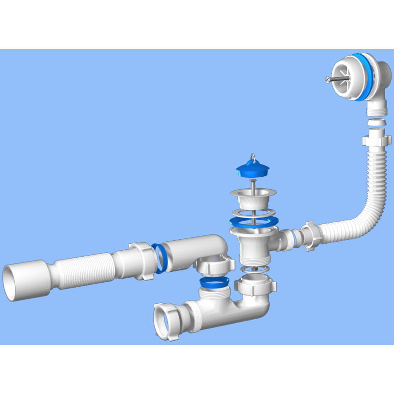 Сифон для ванны е255 схема сборки