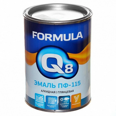 Грунт-эмаль по ржавчине серая 0,8 Формула Q8