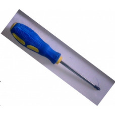 Отвертка крестовая 100мм х 3 двухкомпонентная рез. ручка с магнитом