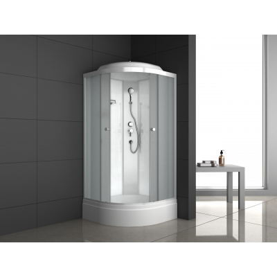 Душевая кабина 90х90 С/П без электрики бел. ст. 8900 Р ОДА