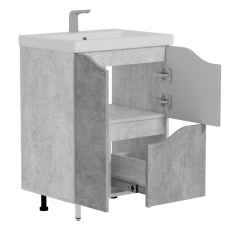 60 Брэндон Лофт Бетон тумба 56Х70х44 БЕЗ УМЫВАЛЬНИКА
