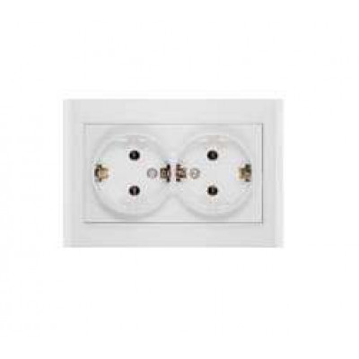 Бриллиант белый Розетка Универсал 2-ая с/з с/у 7947533