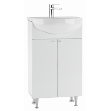 60 Промо белая тумба 60х77х34 с умыв. Амур 60/Уют 60 без ящика Айсберг