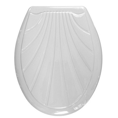 Сиденье для унитаза пластик универсал белый Ракушка