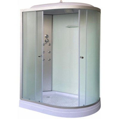 Душевая кабина 120х80 Н/П без электрики бел. ст. 8037А R ОДА