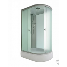 Душ.кабина 120х80 С/П без элек.бел.ст. 4006М L FW Аквапульс